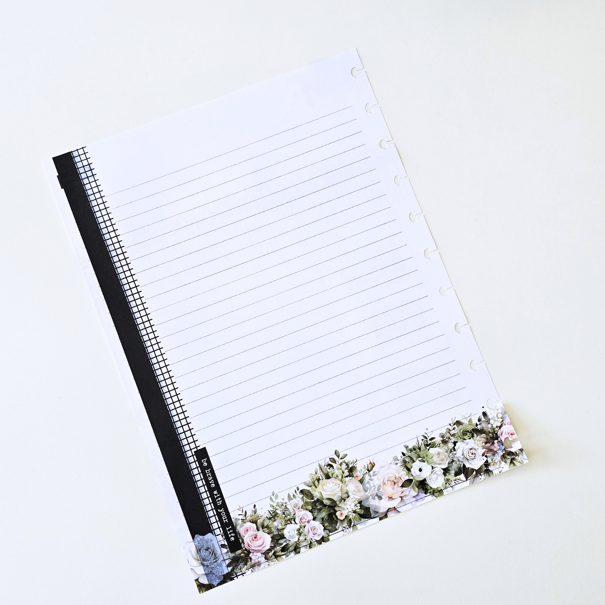 3-Month Undated Discbound Planner Inserts | Arbor Designs