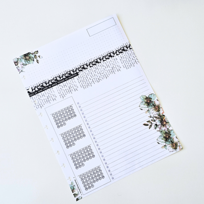 3-Month Undated Discbound Planner Inserts | Arbor Designs