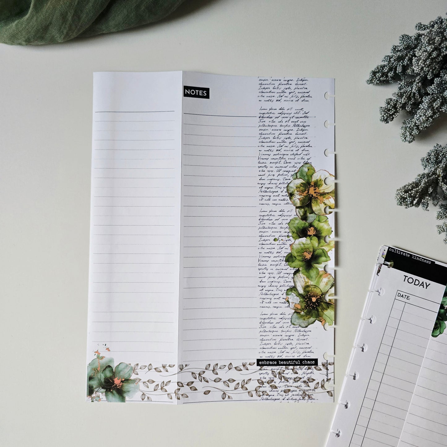 Discbound Foldout Today Inserts | Arbor Designs