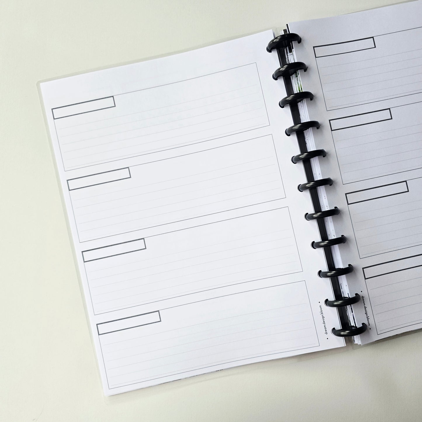 Undated Discbound Monthly Planner | Arbor Designs