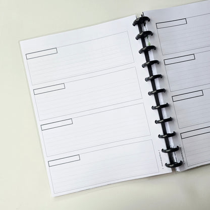 Undated Discbound Monthly Planner | Arbor Designs