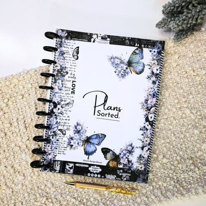 2027 Dated Discbound Planner | Azure Blooms