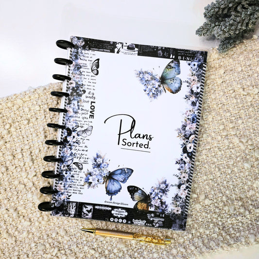 2027 Dated Discbound Planner | Azure Blooms
