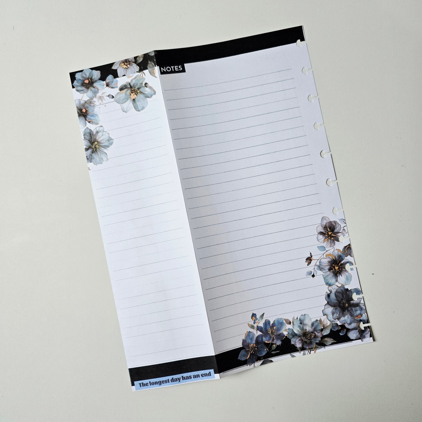 Discbound Foldout Today Inserts | Azure Blooms