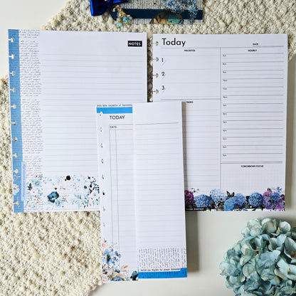 Discbound Notes Inserts | Azure Blooms