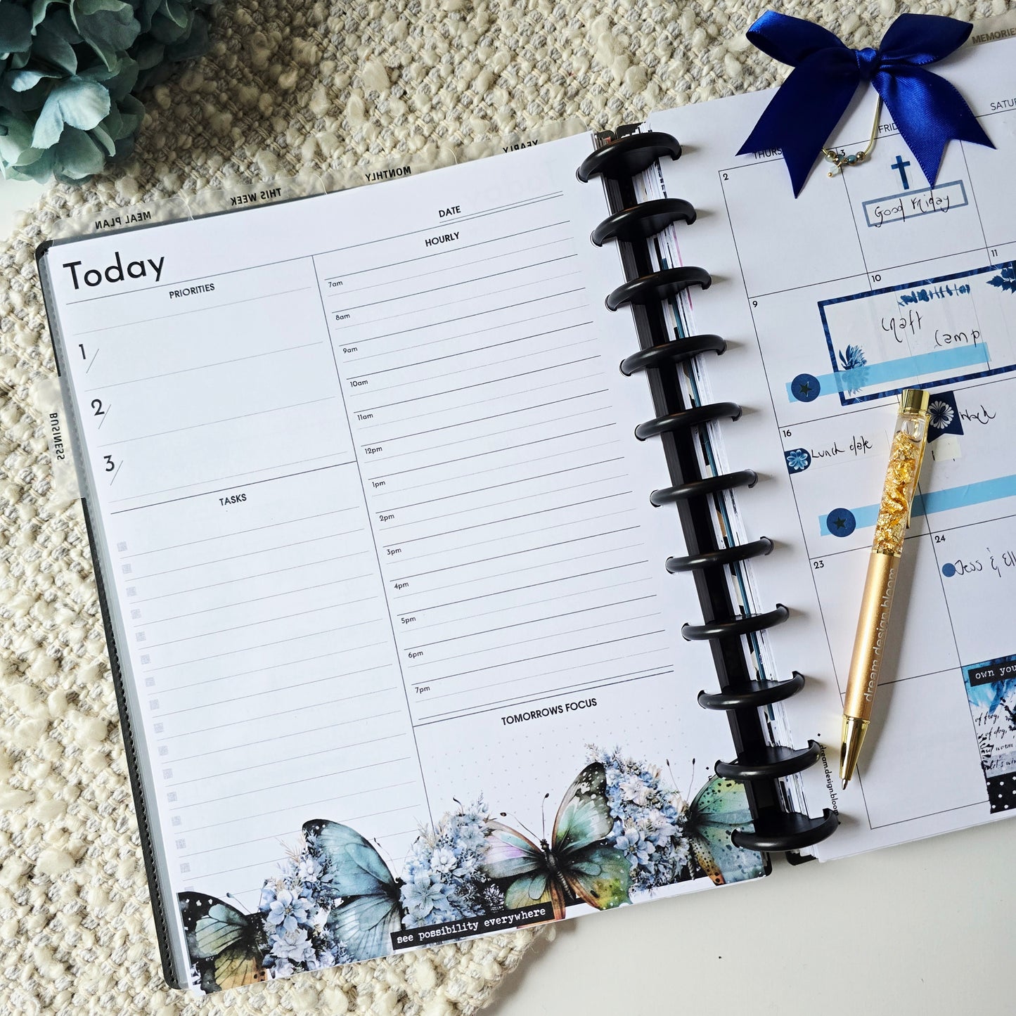Discbound Today Inserts | Azure Blooms