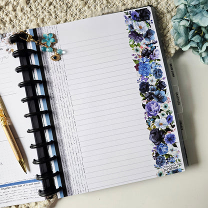 Discbound Notes Inserts | Azure Blooms