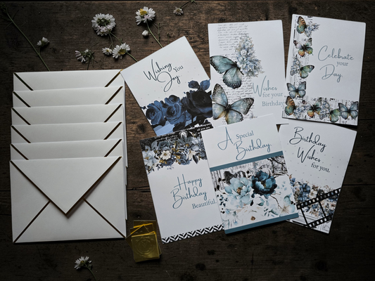 Birthday Greeting Card Collection | Azure Blooms