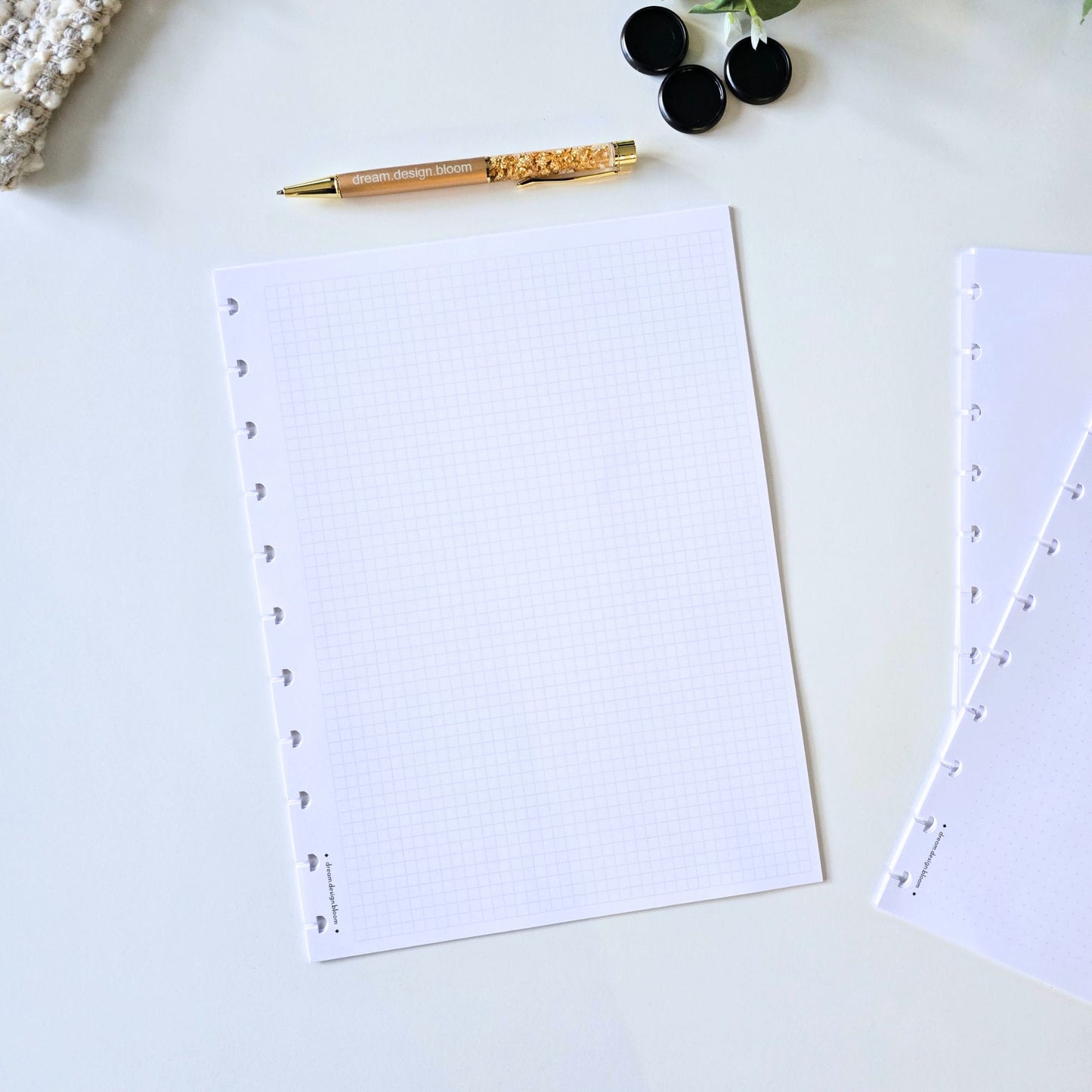 Blank, Grid & Dot Grid Discbound Inserts