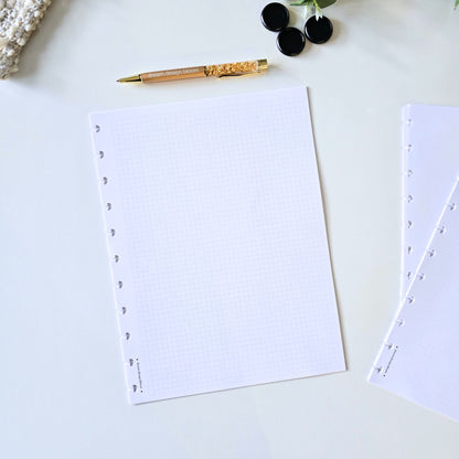 Blank, Grid & Dot Grid Discbound Inserts