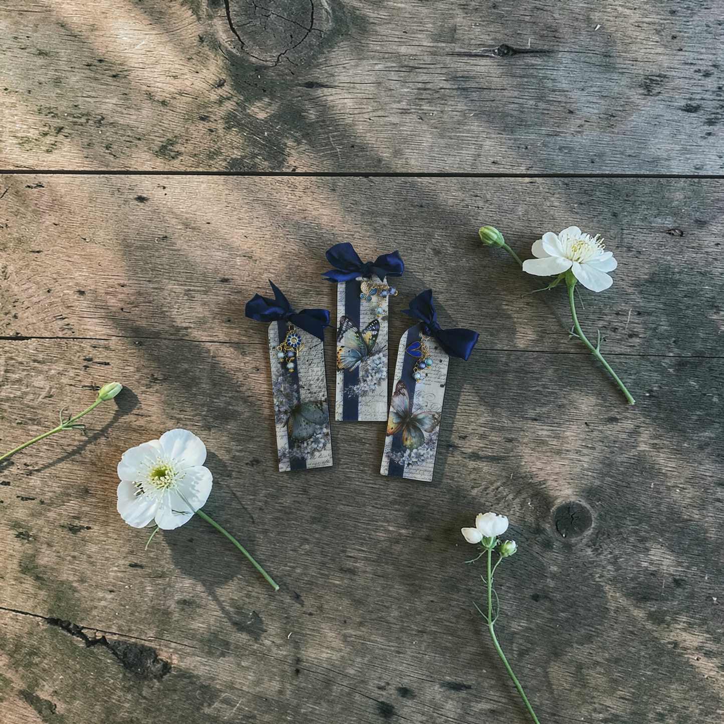 Bloom Charm Bookmark | Azure Blooms