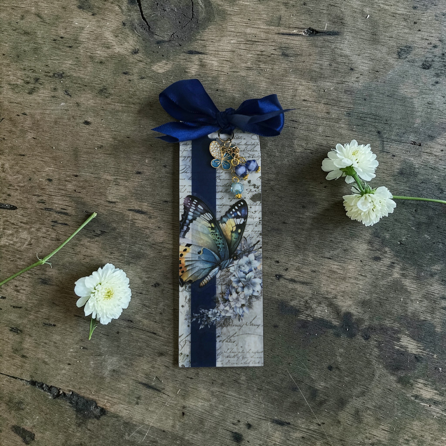 Bloom Charm Bookmark | Azure Blooms