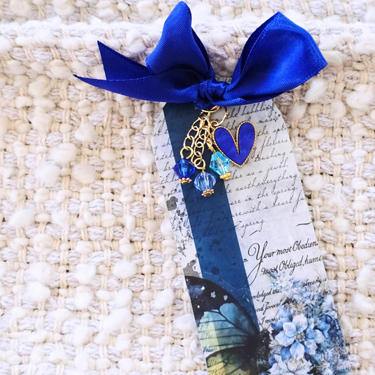Bloom Charm Bookmark | Azure Blooms