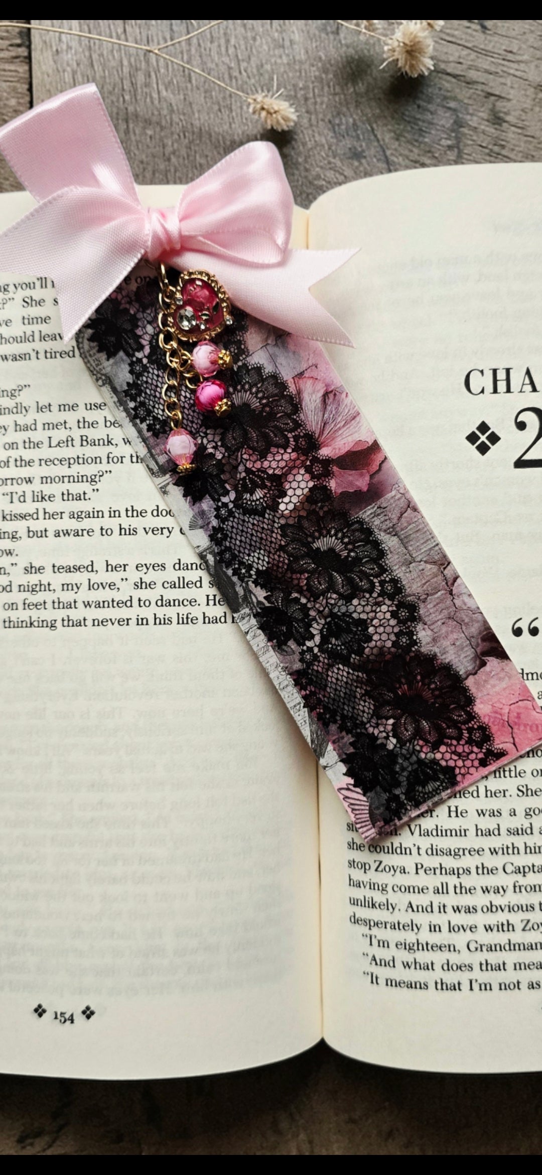 Bloom Charm Bookmark | Whisper Dreams