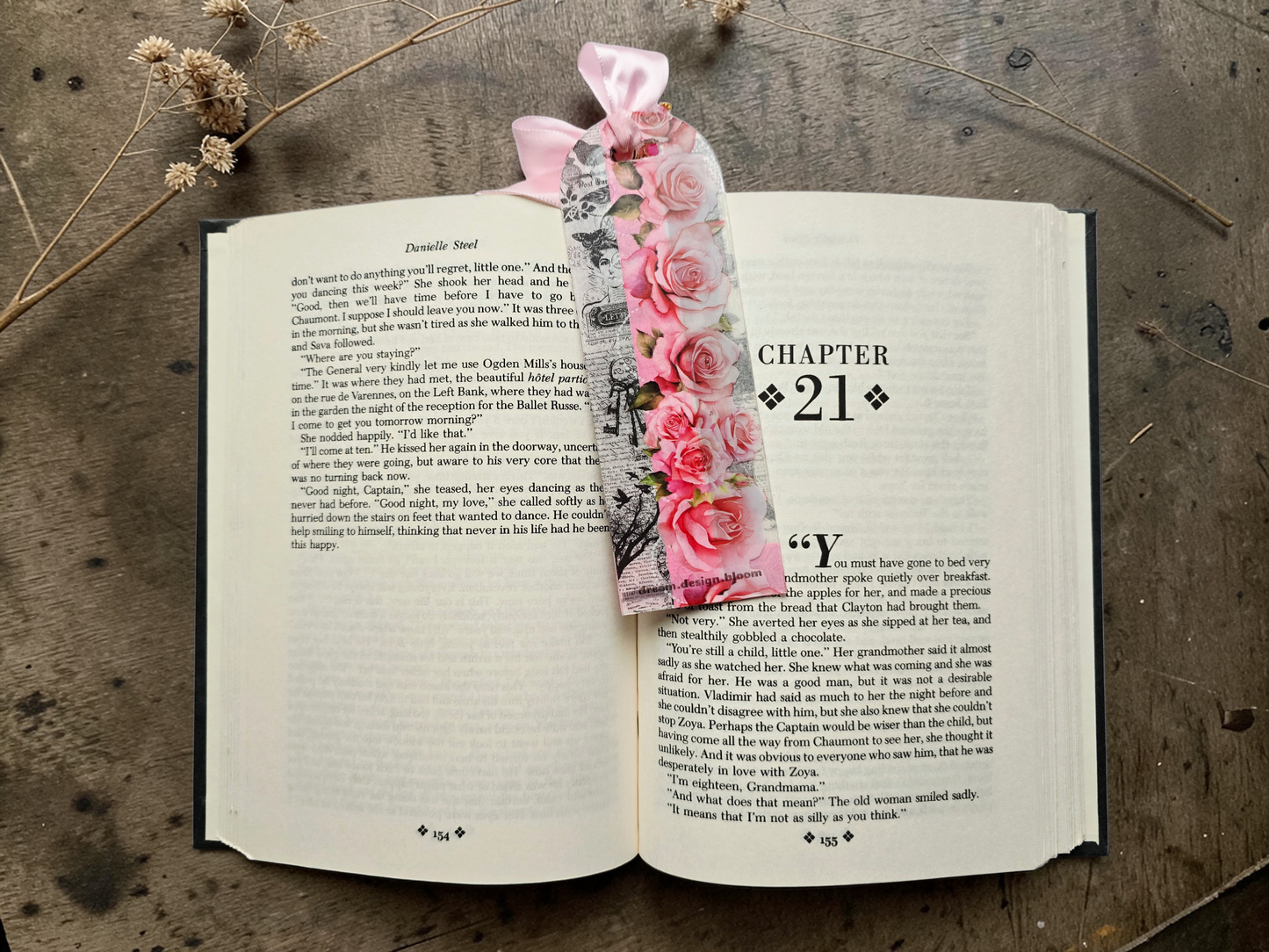 Bloom Charm Bookmark | Whisper Dreams