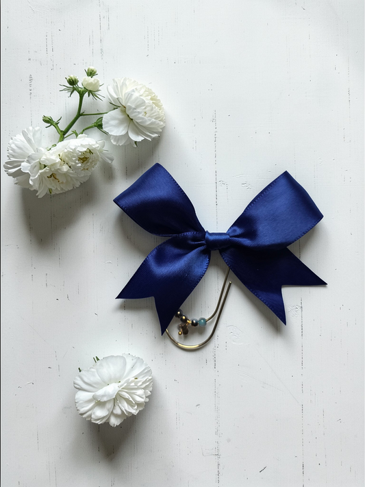 Bow Petal Clip | Azure Blooms