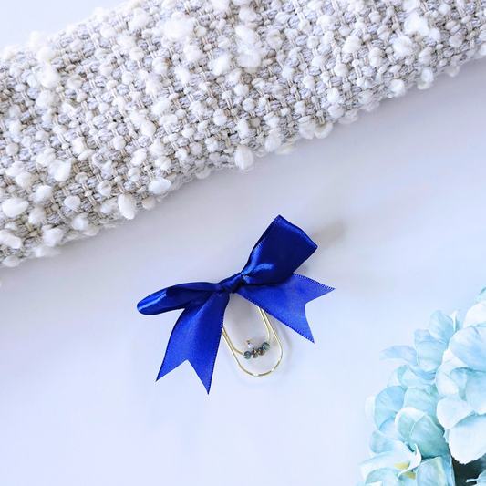 Petal Bow Clip | Azure Blooms