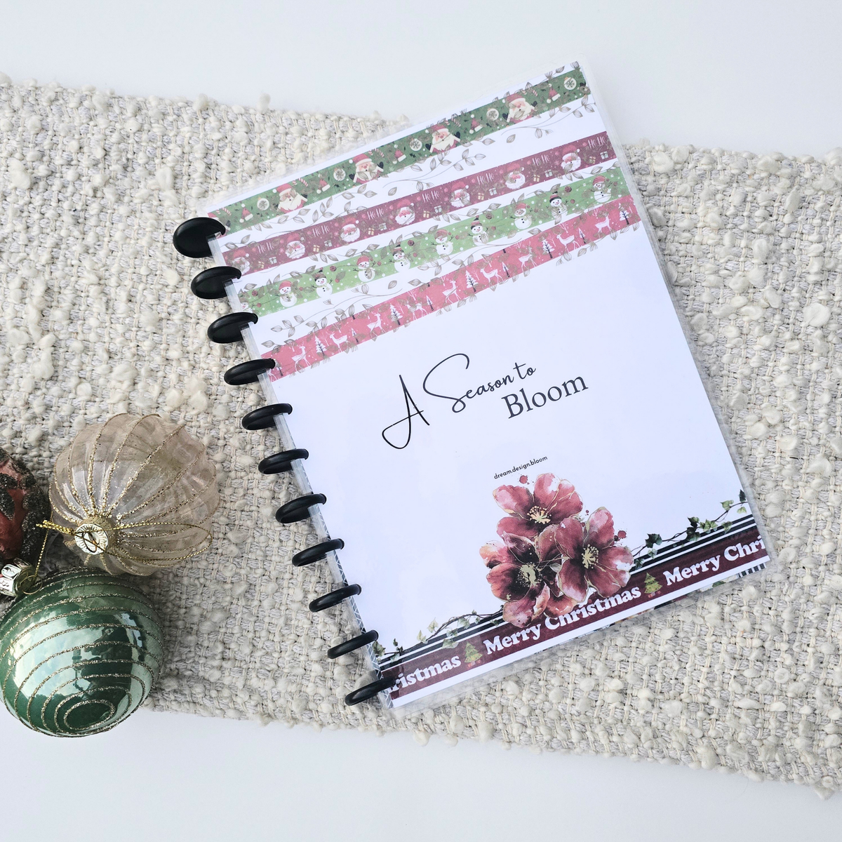 A Season to Bloom | Christmas Laminated Cover Set.