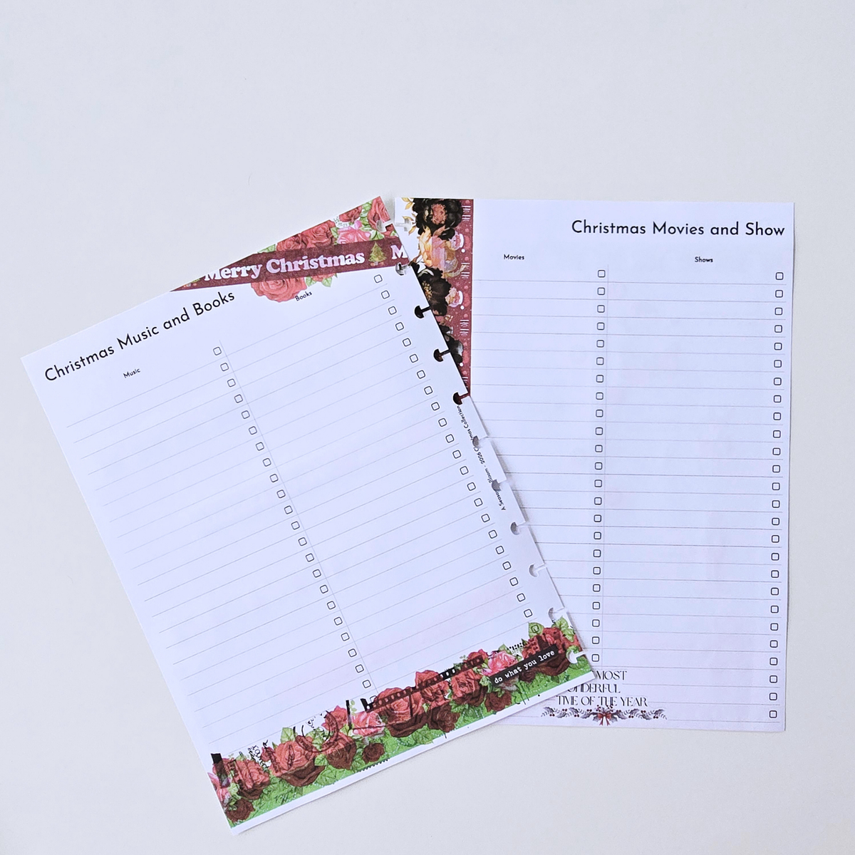 Recipes & Gatherings | Christmas Extension Inserts