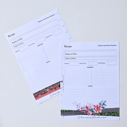Recipes & Gatherings | Christmas Extension Inserts