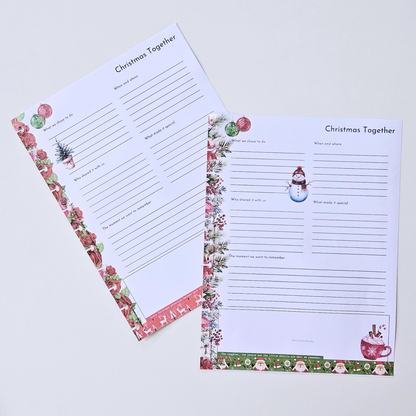 Recipes & Gatherings | Christmas Extension Inserts