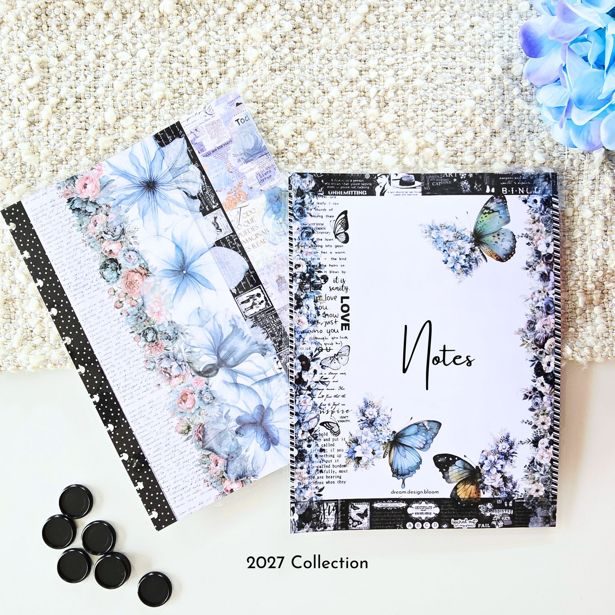 Discbound Planner Covers | Azure Blooms