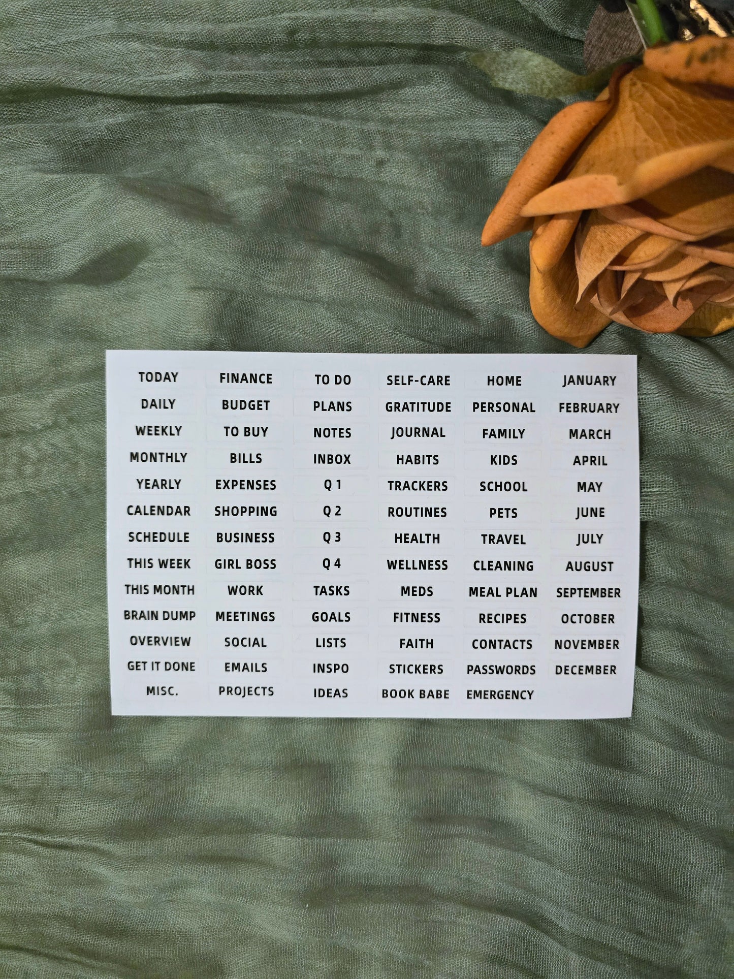 Planner Dividers