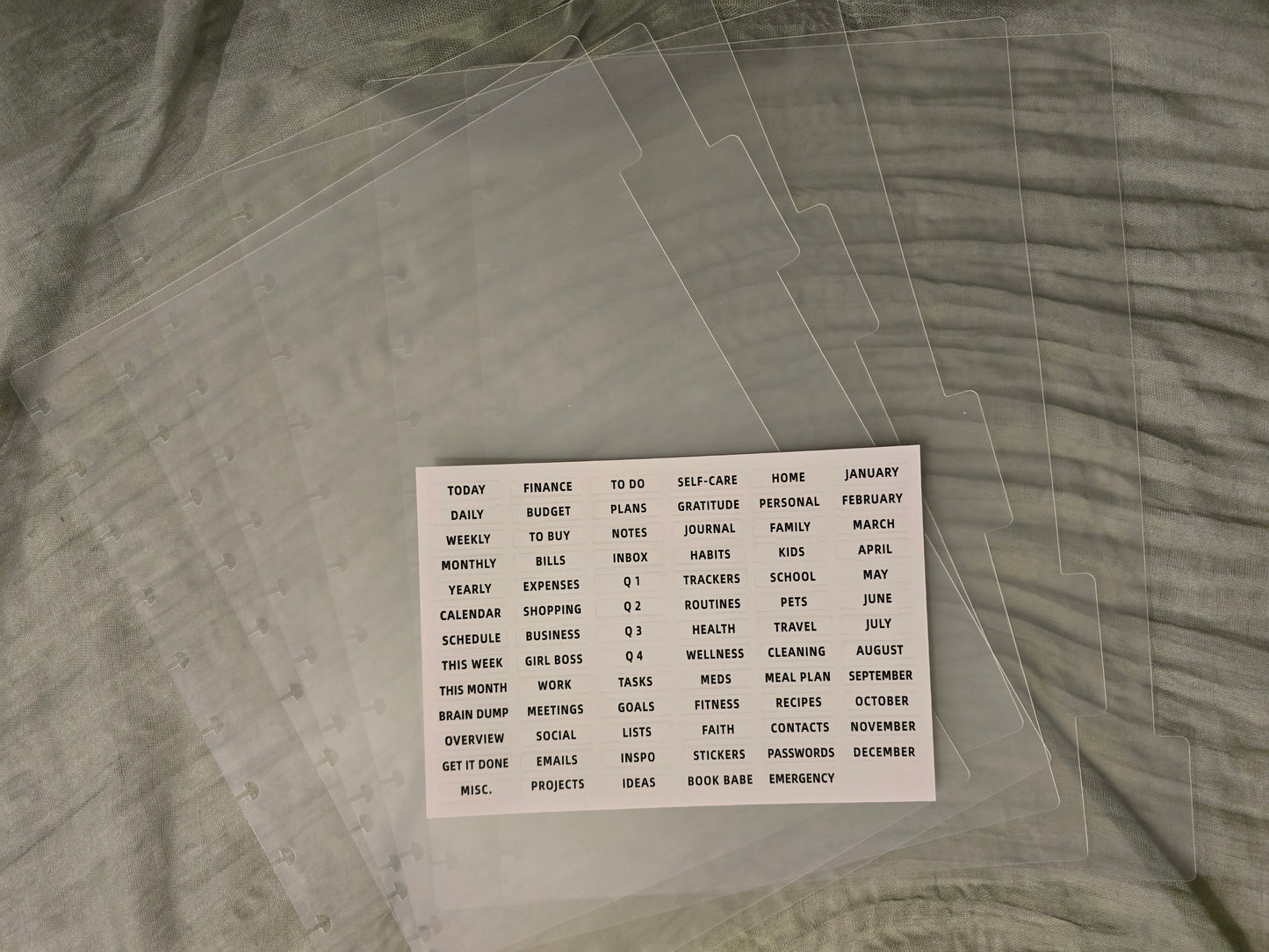 Planner Dividers