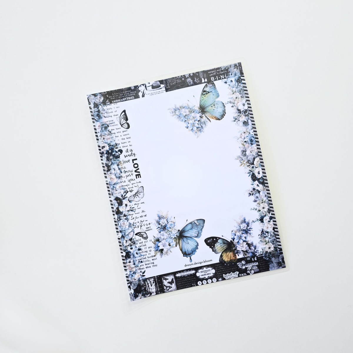 Discbound Planner Covers | Azure Blooms