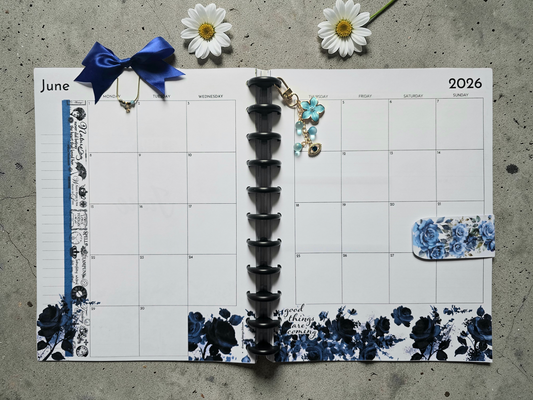 Discbound Monthly Planner