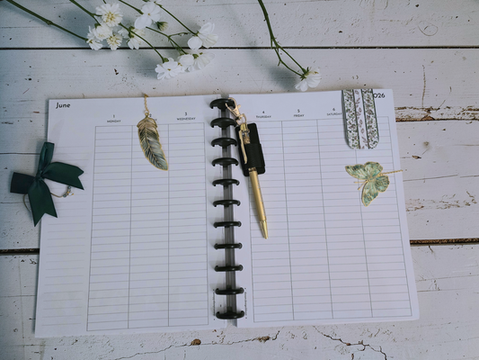 Dated Weekly Discbound Planner | Arbor Designs