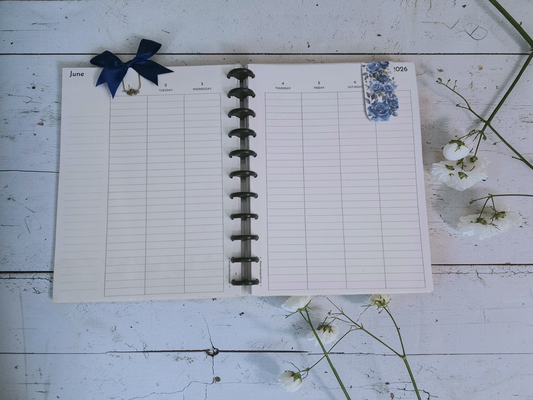 Weekly Discbound Planner