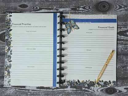 Financial Clarity Inserts | Azure Blooms