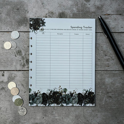 Financial Tracker Inserts | Arbor Designs