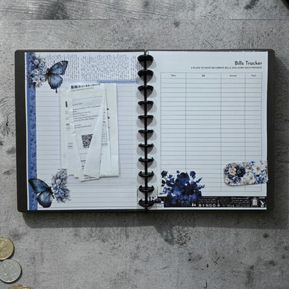 Financial Tracker Inserts | Azure Blooms