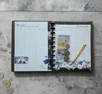 Financial Tracker Inserts | Azure Blooms