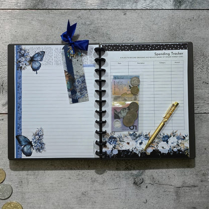 Financial Tracker Inserts | Azure Blooms