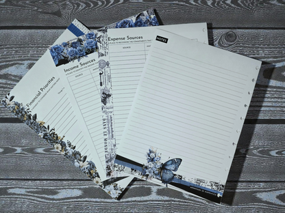 Financial Clarity Inserts | Azure Blooms