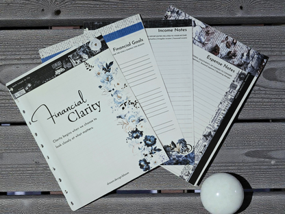 Financial Clarity Inserts | Azure Blooms
