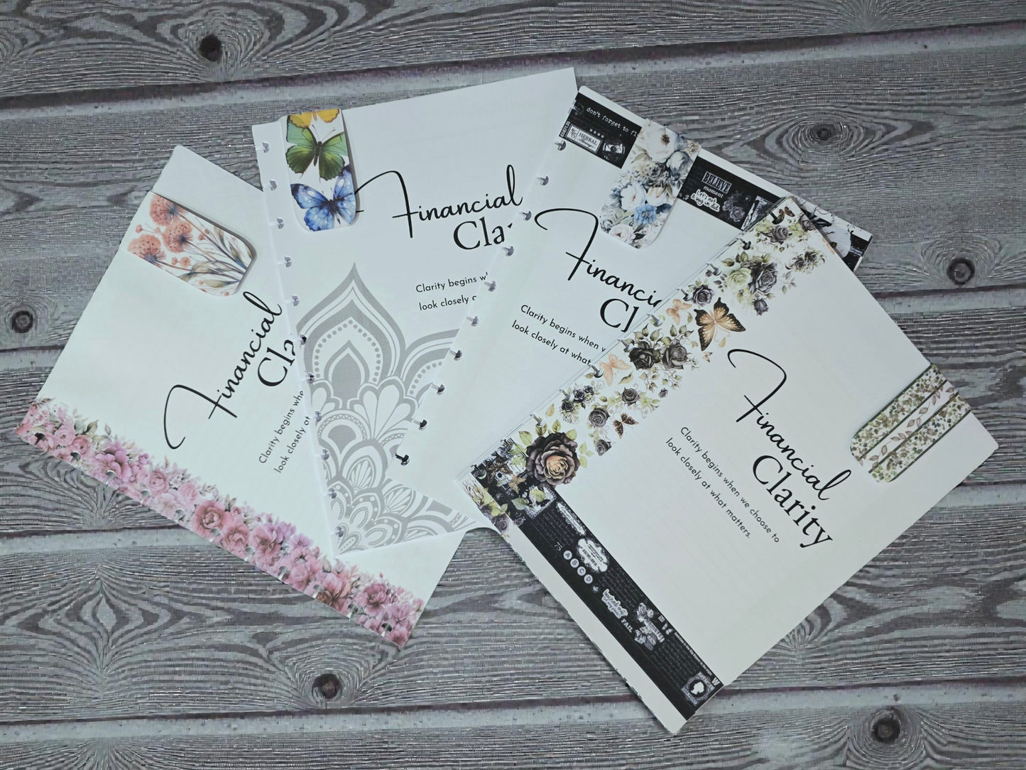 Financial Clarity Inserts | Arbor Designs
