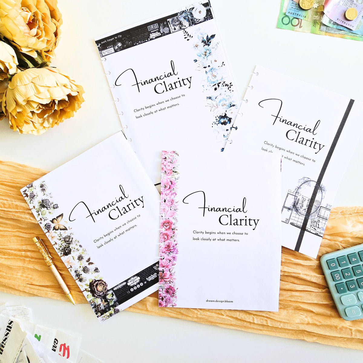 Financial Clarity Core Inserts | Azure Blooms