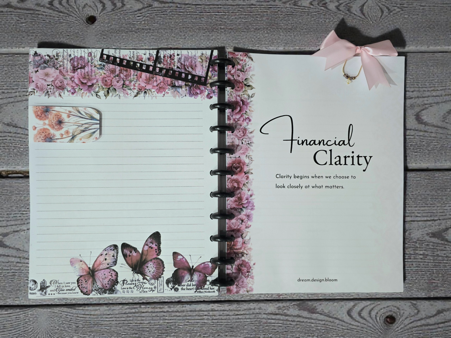 Financial Clarity Inserts | Whisper Dreams