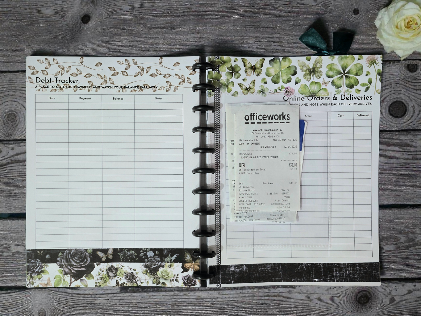 Financial Clarity Inserts | Arbor Designs