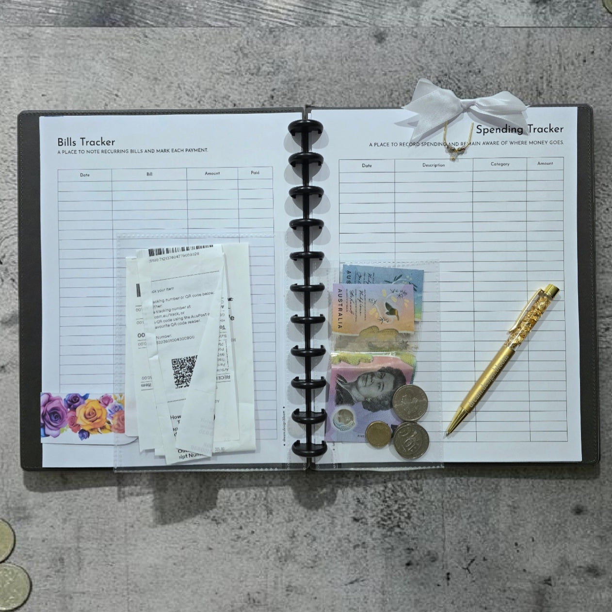 Financial Tracker Inserts | Signature Designs