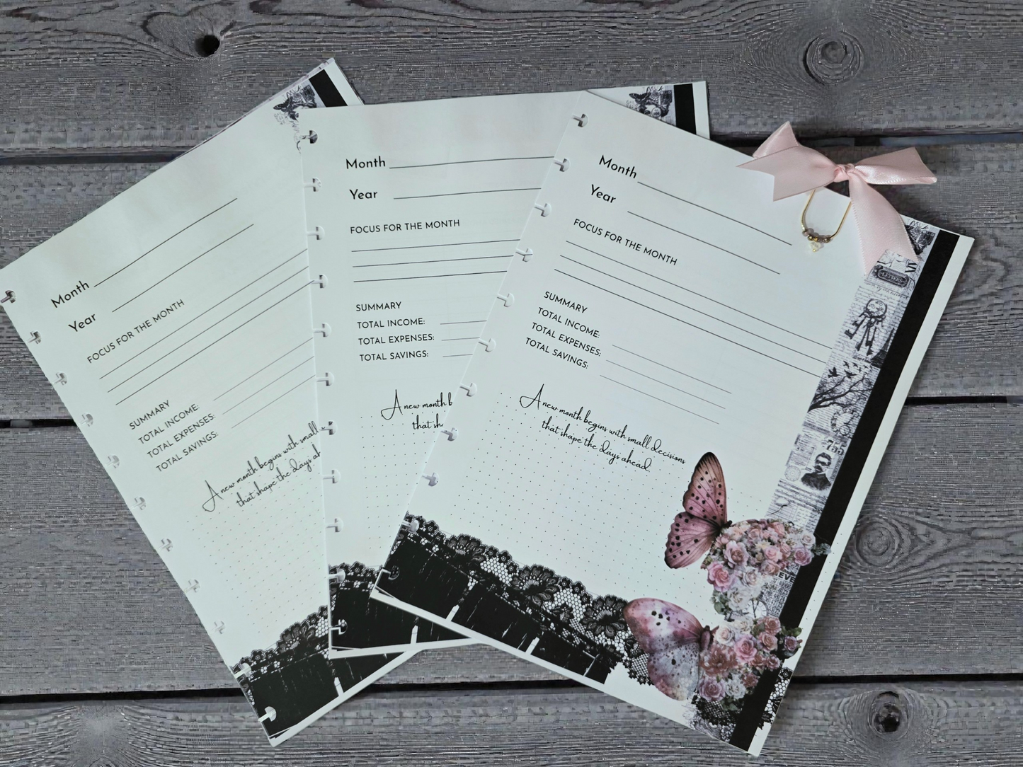 Financial Clarity Inserts | Whisper Dreams