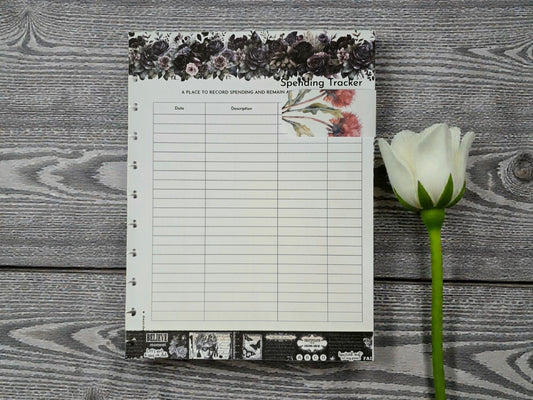 Spending & Bills Tracker Inserts | Whisper Dreams