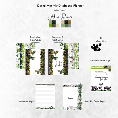 Dated Discbound Monthly Planner