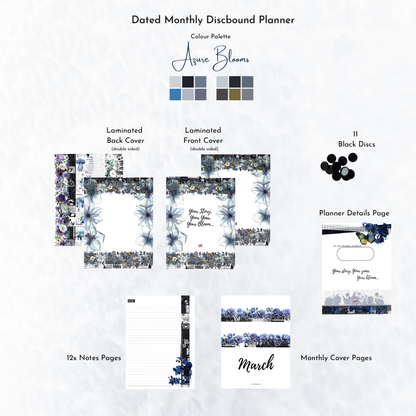 Dated Discbound Monthly Planner