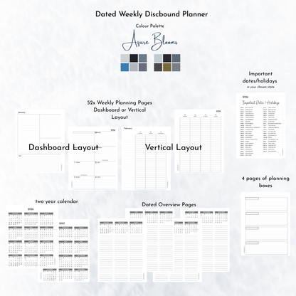 Weekly Discbound Planner
