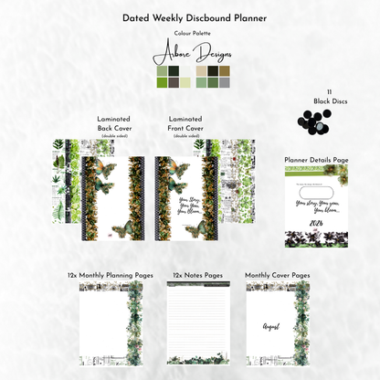 Weekly Discbound Planner | Arbor Designs